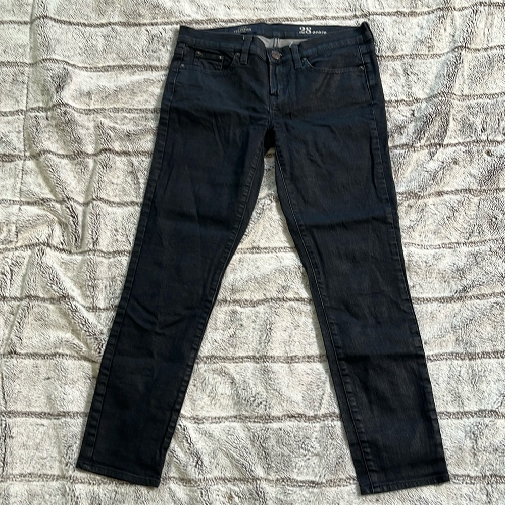 J Crew Black Ankle Jeans